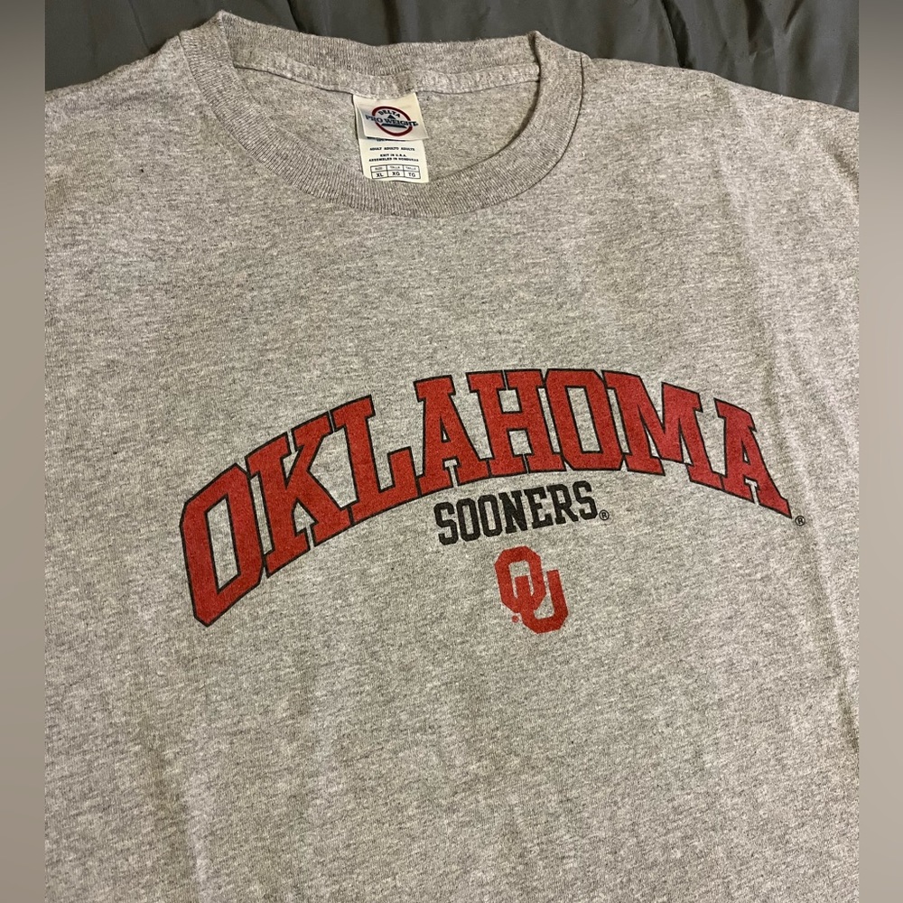 VTG Y2K Oklahoma Sooners College T-Shirt Size XL